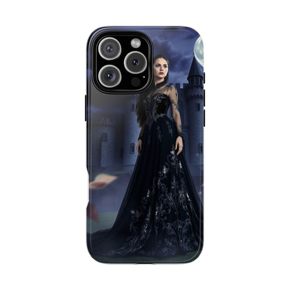 iPhone Gothic Moonlit Castle Phone Case — Elegant Dark Fantasy Protective Cover