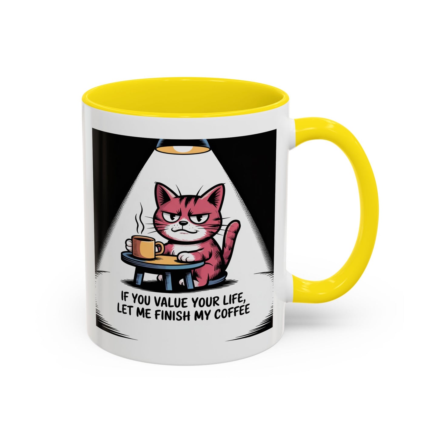 Cat Lover's Accent Coffee Mug - Funny Cat Design, Unique Gift for Coffee Enthusiasts, Cute Home Decor, Perfect for Birthdays and Any [...]
