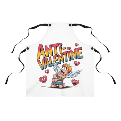 Anti-Valentine Apron — Funny Cupid Reject Kitchen Apron