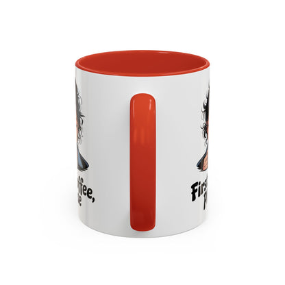 Cute Coffee Mug, First Coffee Please, Gift for Coffee Lovers, Morning Routine, Funny Kitchen Decor, Perfect for Birthdays, Holidays