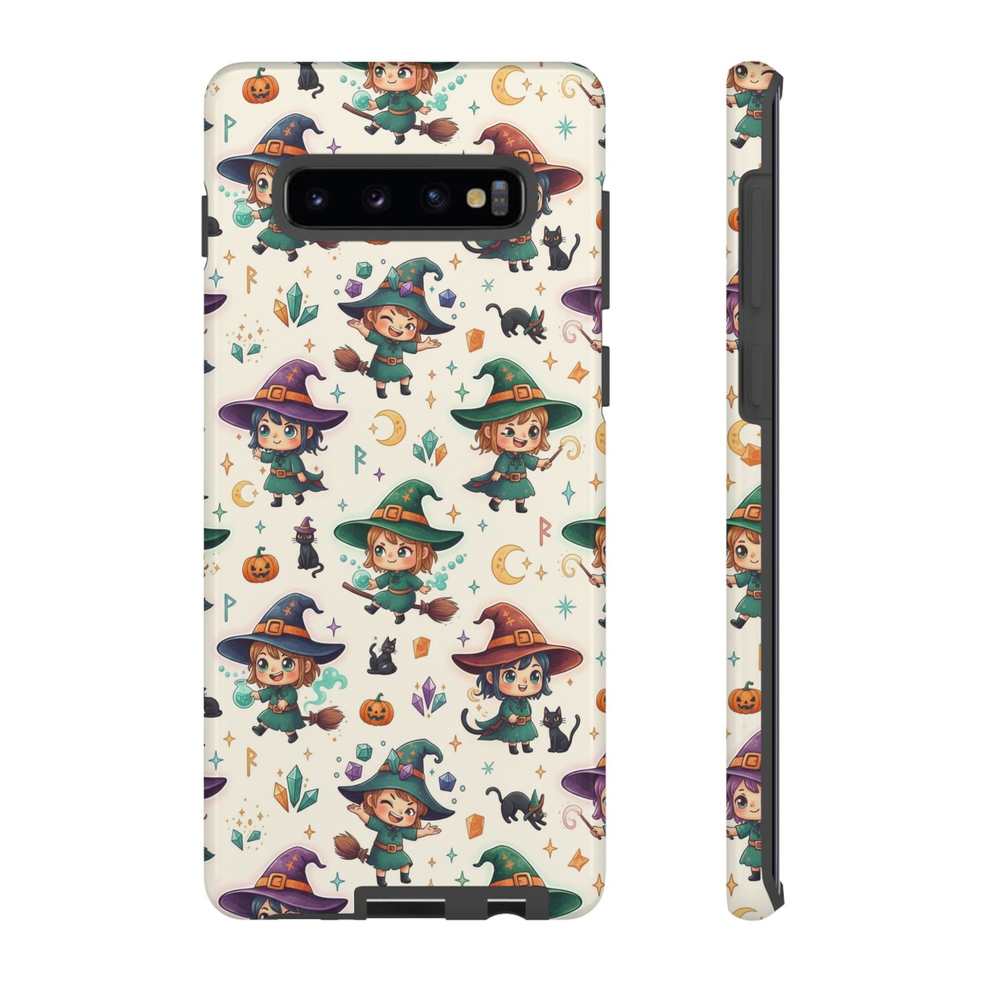 Samsung Handyhülle mit Hexenmotiv für Kinder – Niedliche Halloween-iPhone-Hülle