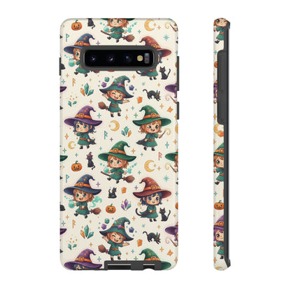 Samsung Handyhülle mit Hexenmotiv für Kinder – Niedliche Halloween-iPhone-Hülle