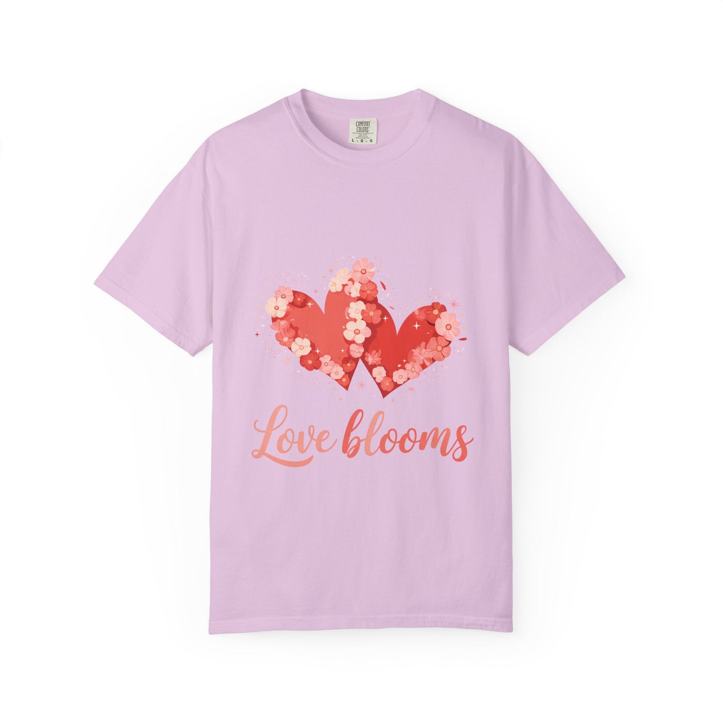 Love Blooms T-Shirt — Floral Heart Graphic Tee for Valentine’s Day