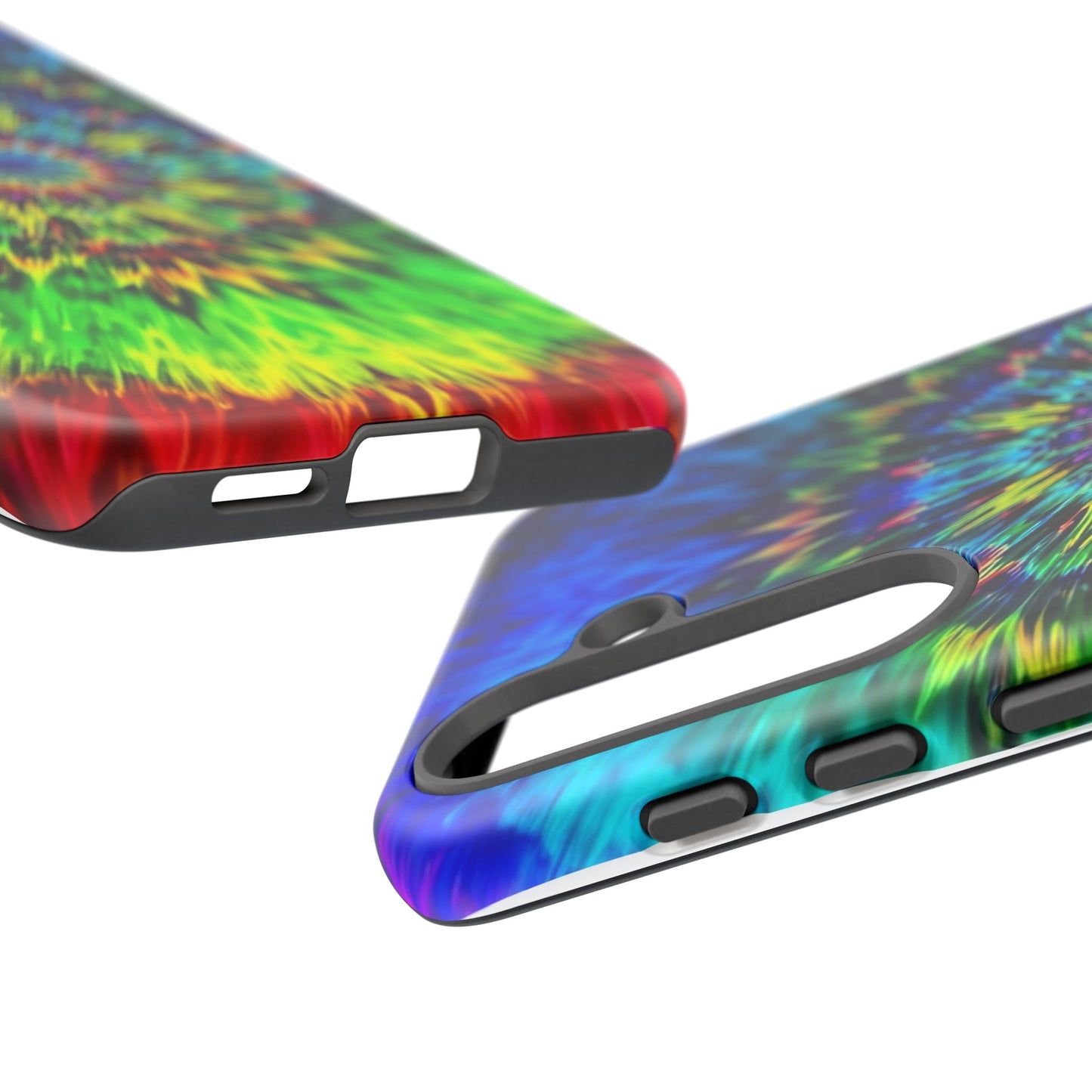 Fundas resistentes para Samsung - Funda para teléfono con mandala teñido anudado arcoíris