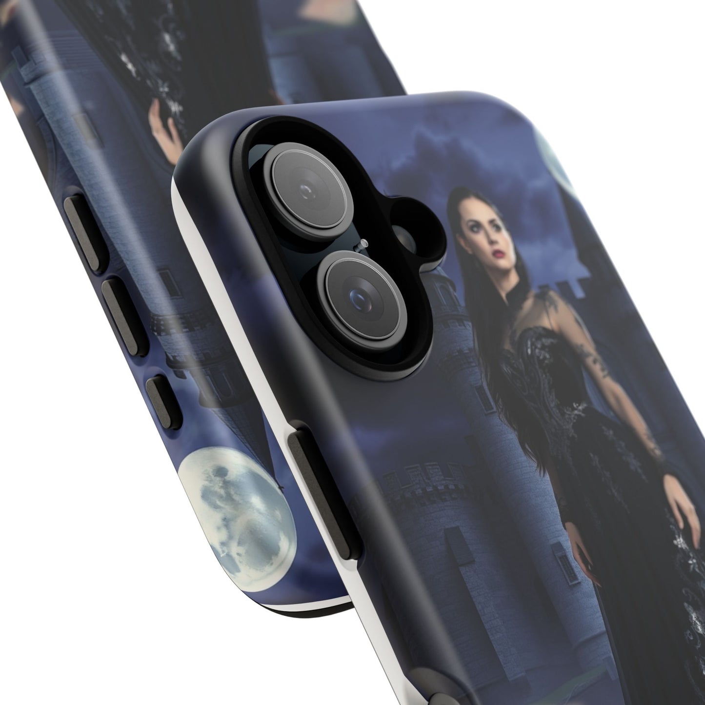 iPhone Gothic Moonlit Castle Phone Case — Elegant Dark Fantasy Protective Cover