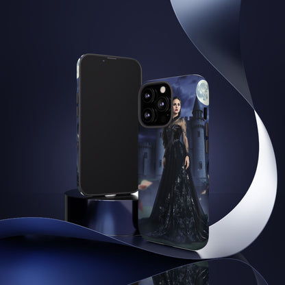 iPhone Gothic Moonlit Castle Phone Case — Elegant Dark Fantasy Protective Cover