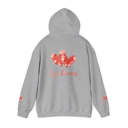 Hoodie — Love Blooms Heart Floral Design