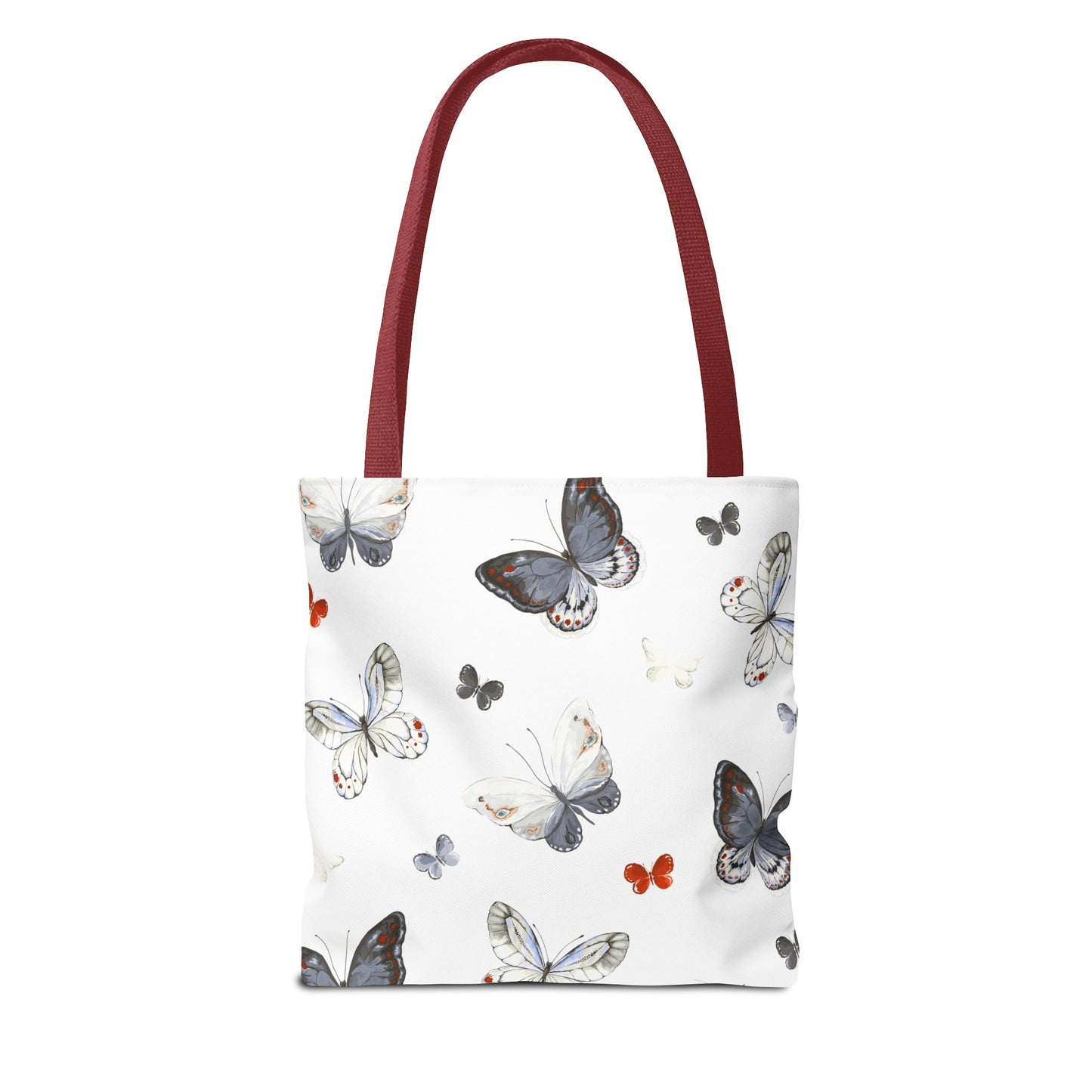 Butterfly Pattern Tote Bag — Lightweight Floral Tote for Everyday Use